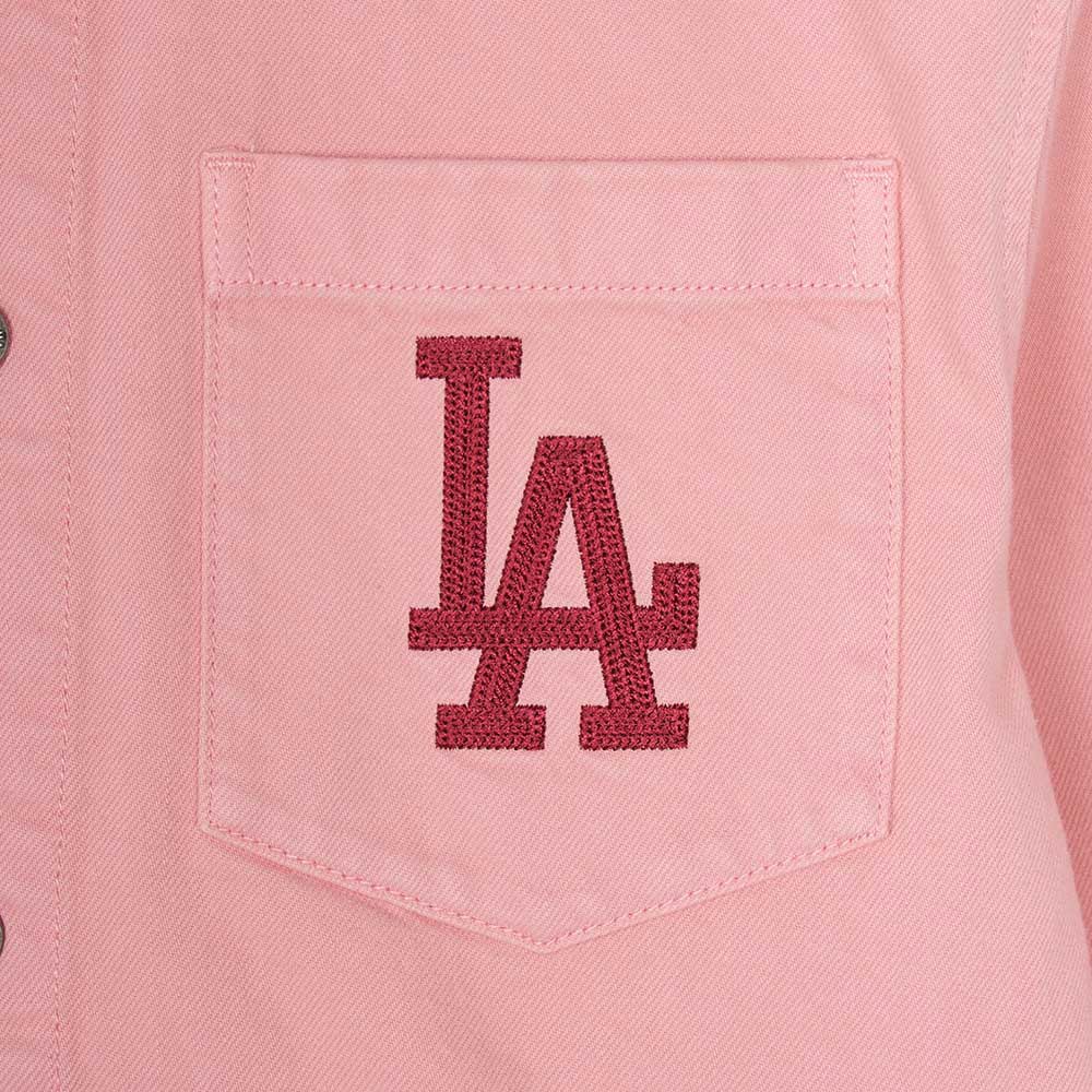 MLB 牛仔丹寧襯衫 Varsity系列 洛杉磯道奇隊 (3ADRV0144-07PKM)