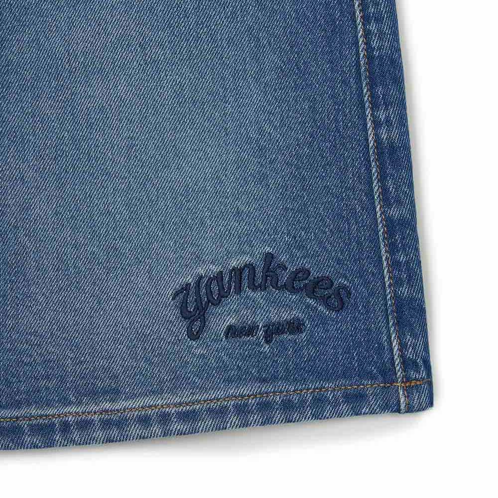 MLB 女版牛仔丹寧短裙 Varsity系列 紐約洋基隊 (3FDSV0144-50INS)