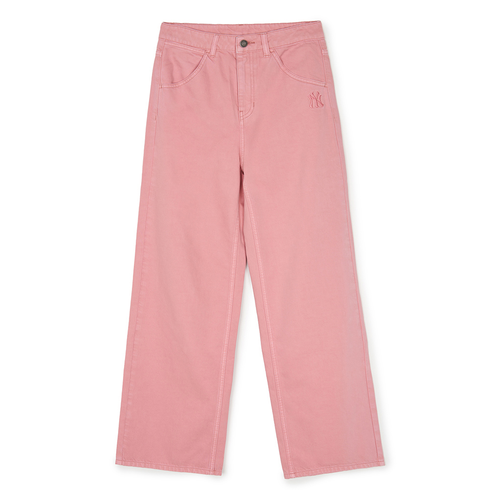 MLB Korea MLB 女版丹寧牛仔褲 紐約洋基隊 (3FDPB1044-50PKM)｜游刃專賣店