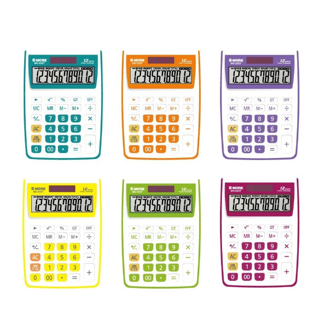 E-MORE 國考專用計算機MS-20GT-藍/紅/綠/橘/黃/紫