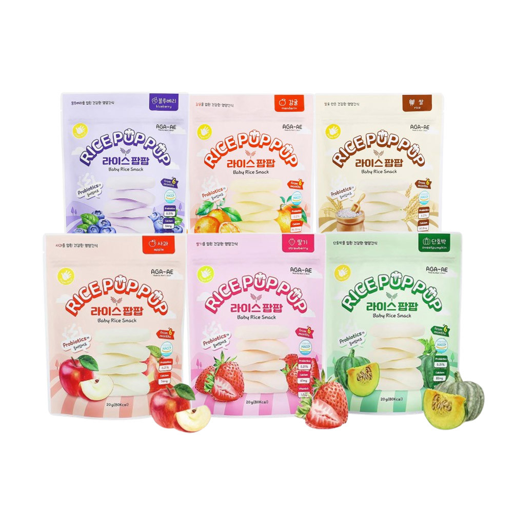 韓國AGA-AE益生菌寶寶米餅系列-多款可選