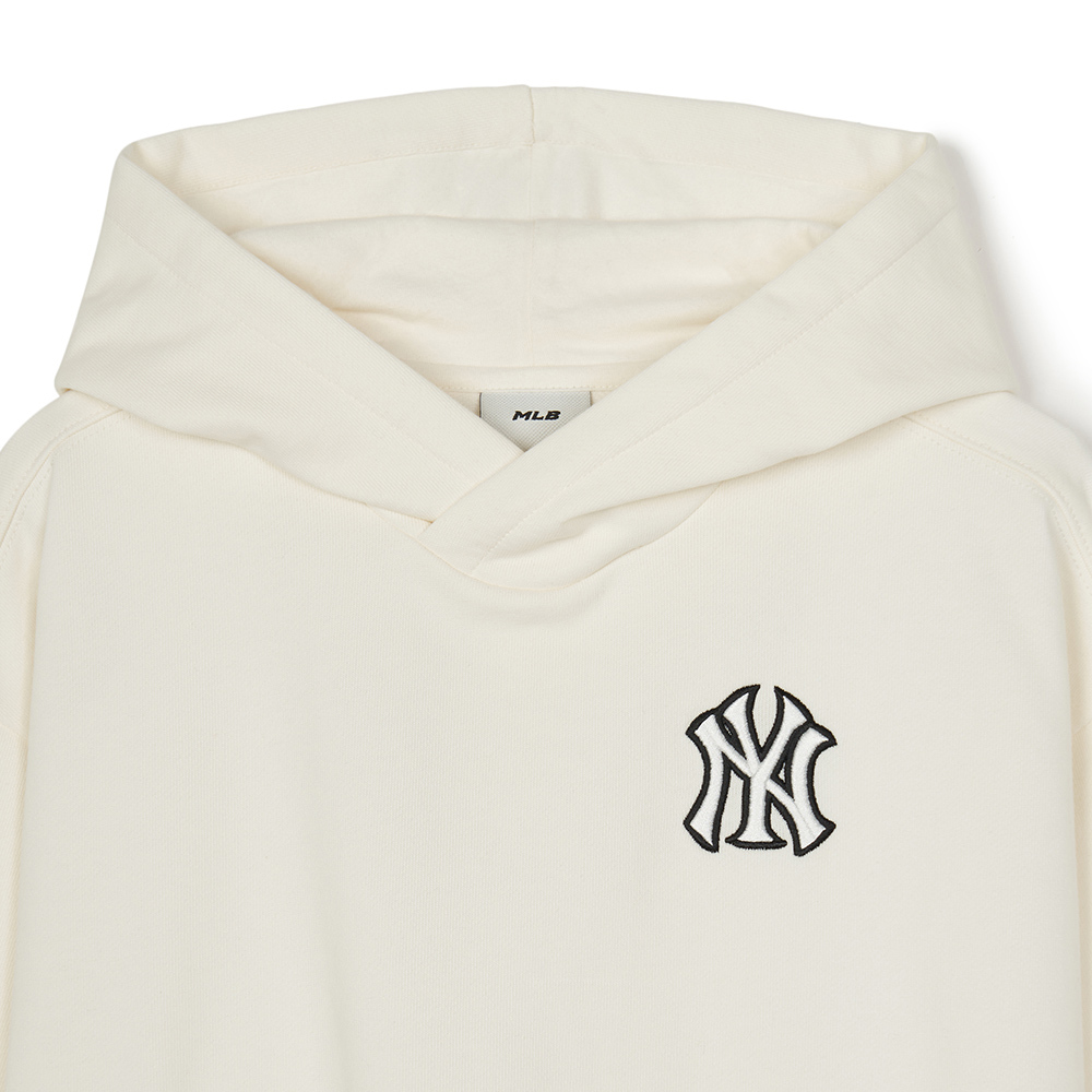 MLB KIDS 小Logo帽T 童裝 紐約洋基隊 (7AHDB0144-50CRS)