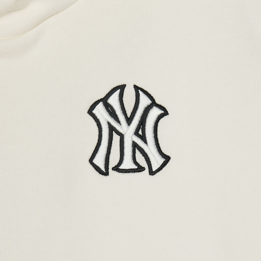 MLB KIDS 小Logo帽T 童裝 紐約洋基隊 (7AHDB0144-50CRS)