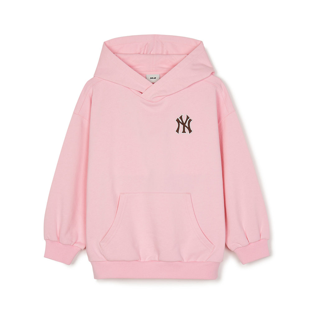 MLB KIDS 小Logo帽T 童裝 紐約洋基隊 (7AHDB0144-50PKL)