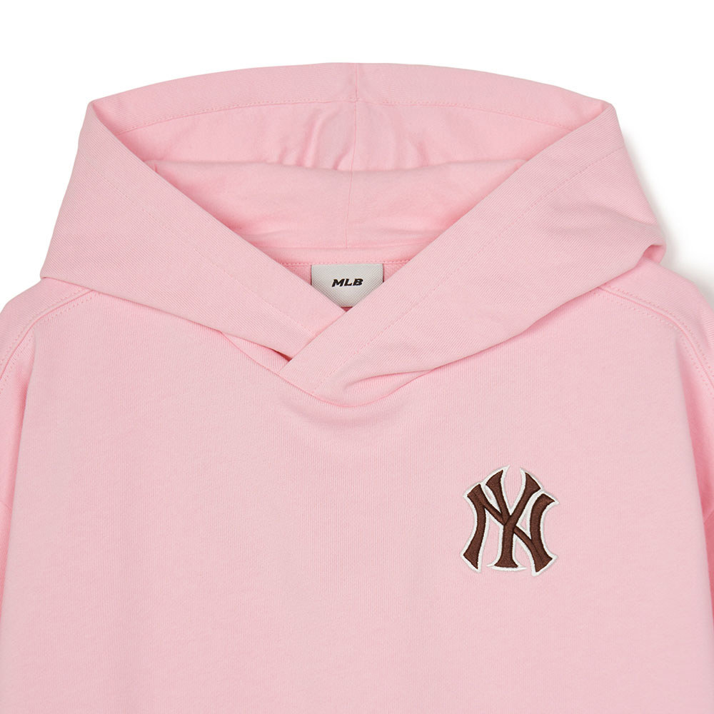 MLB KIDS 小Logo帽T 童裝 紐約洋基隊 (7AHDB0144-50PKL)