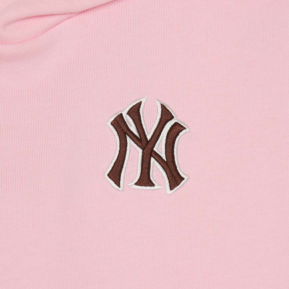 MLB KIDS 小Logo帽T 童裝 紐約洋基隊 (7AHDB0144-50PKL)