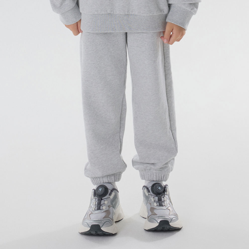 MLB KIDS 小Logo運動褲 休閒長褲 童裝 波士頓紅襪隊 (7APTB0344-43MGL)