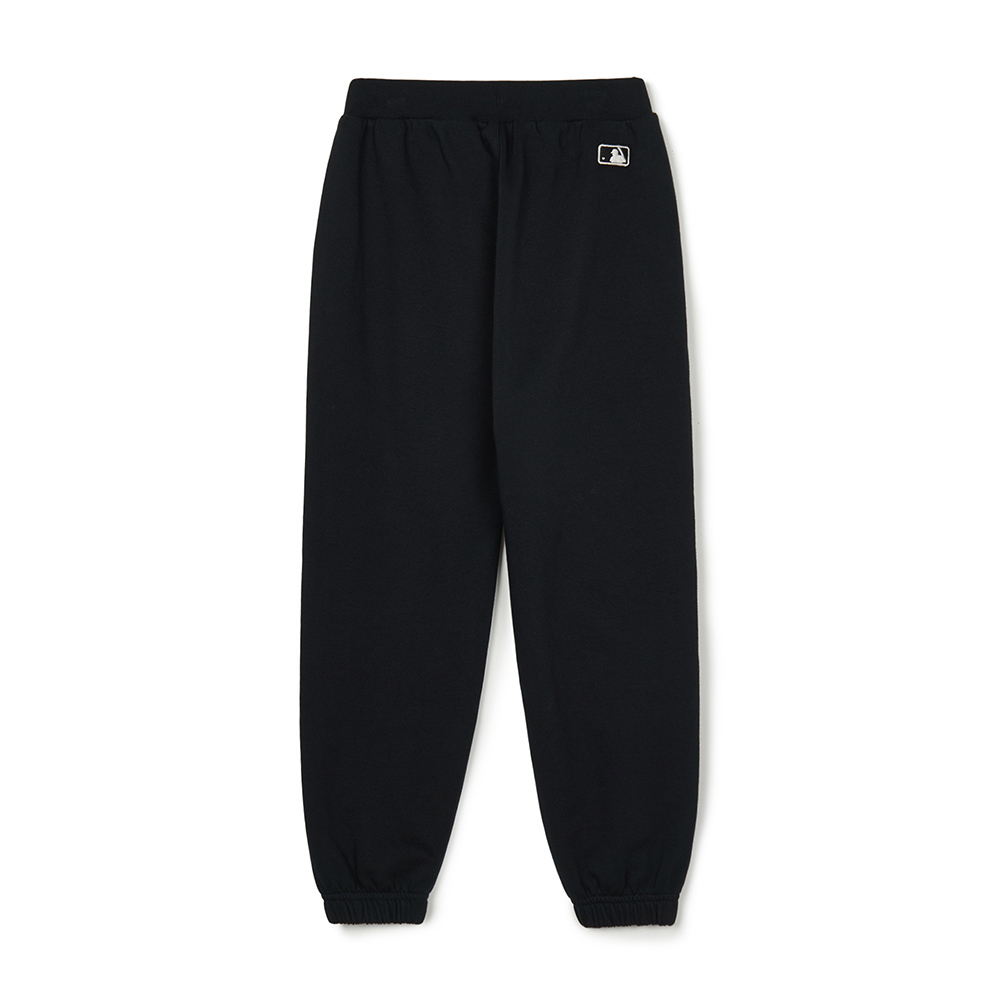 MLB KIDS 小Logo運動褲 休閒長褲 童裝 紐約洋基隊 (7APTB0344-50BKS)