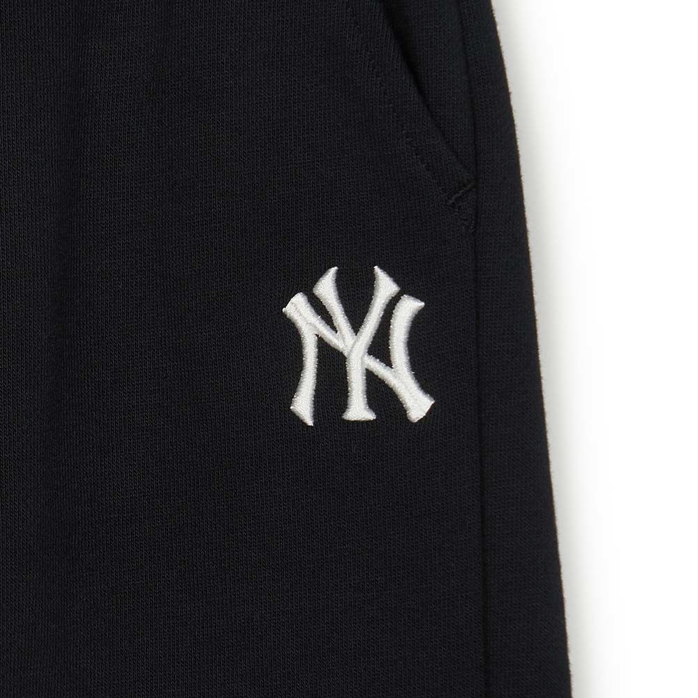 MLB KIDS 小Logo運動褲 休閒長褲 童裝 紐約洋基隊 (7APTB0344-50BKS)