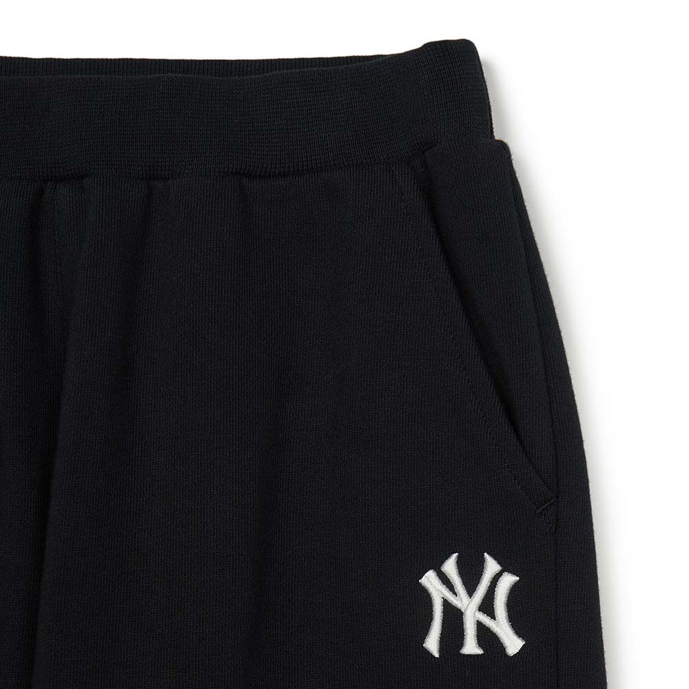 MLB KIDS 小Logo運動褲 休閒長褲 童裝 紐約洋基隊 (7APTB0344-50BKS)
