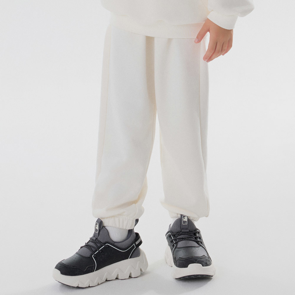 MLB KIDS 小Logo運動褲 休閒長褲 童裝 紐約洋基隊 (7APTB0344-50CRS)