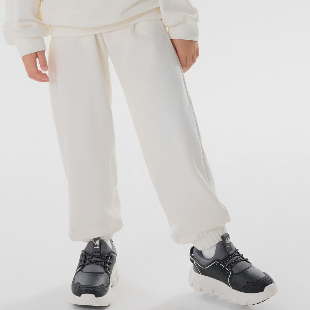 MLB KIDS 小Logo運動褲 休閒長褲 童裝 紐約洋基隊 (7APTB0344-50CRS)