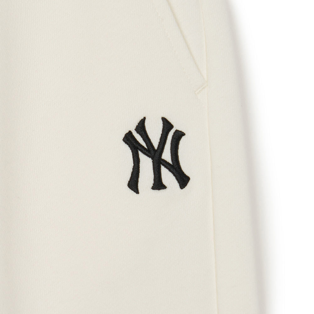 MLB KIDS 小Logo運動褲 休閒長褲 童裝 紐約洋基隊 (7APTB0344-50CRS)