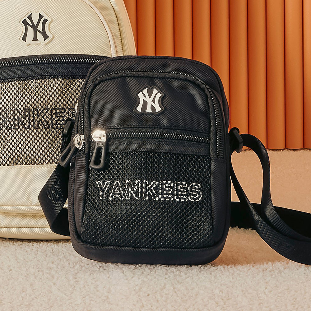 MLB KIDS 肩背包 兒童包包 紐約洋基隊 (7ACRB084N-50BKS)