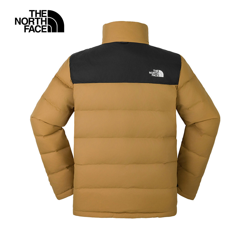 The North Face北面男款棕色防水透氣保暖連帽羽絨內裡三合一外套｜81QS173