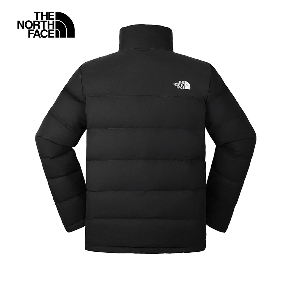 The North Face北面男款黑色防水透氣保暖連帽羽絨內裡三合一外套｜81QSJK3