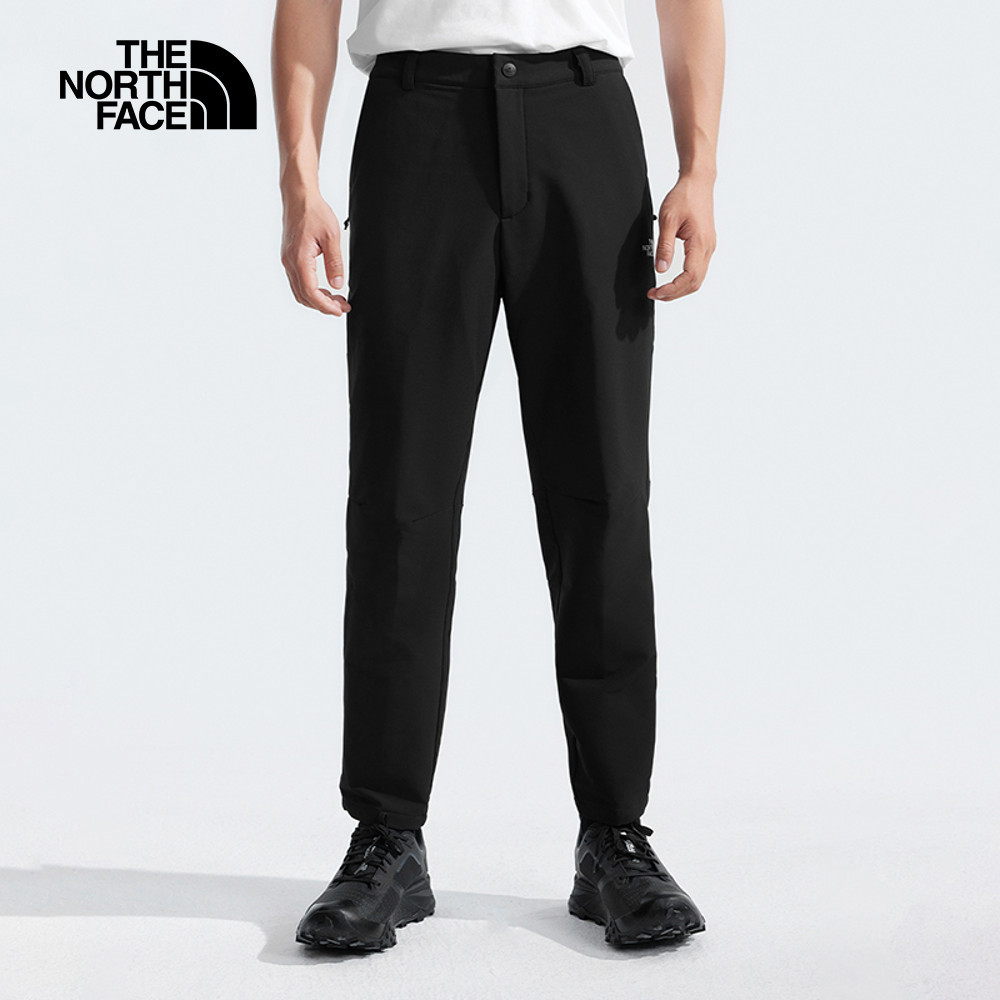 The North Face北面男款黑色防風防潑水休閒戶外徒步褲｜83OQ4H0
