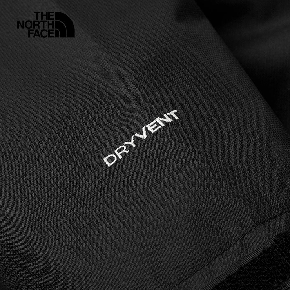 The North Face北面女款黑色防水透氣保暖連帽抓絨內裡三合一外套｜88RY7O1