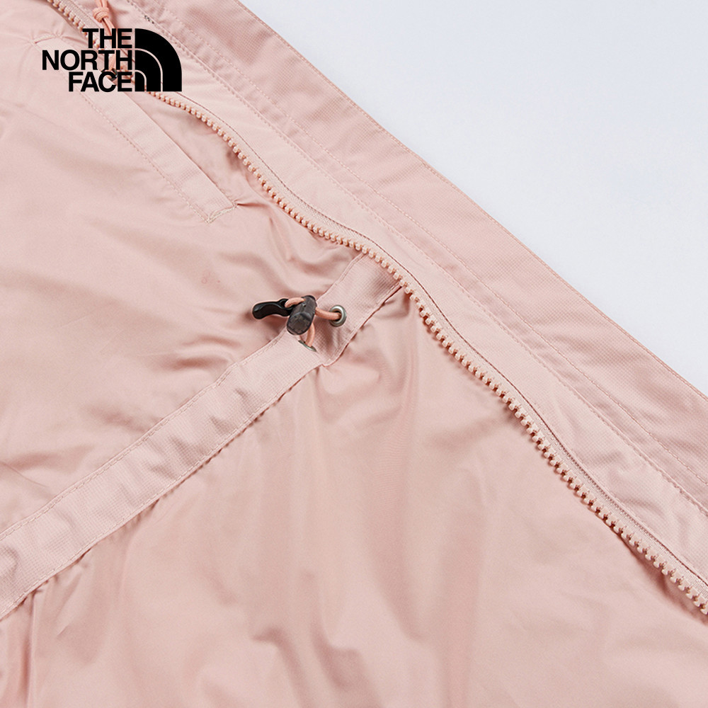 【10/27 12點限時搶購】The North Face北面女款粉紅色防水透氣保暖連帽抓絨內裡三合一外套｜88RYHZI