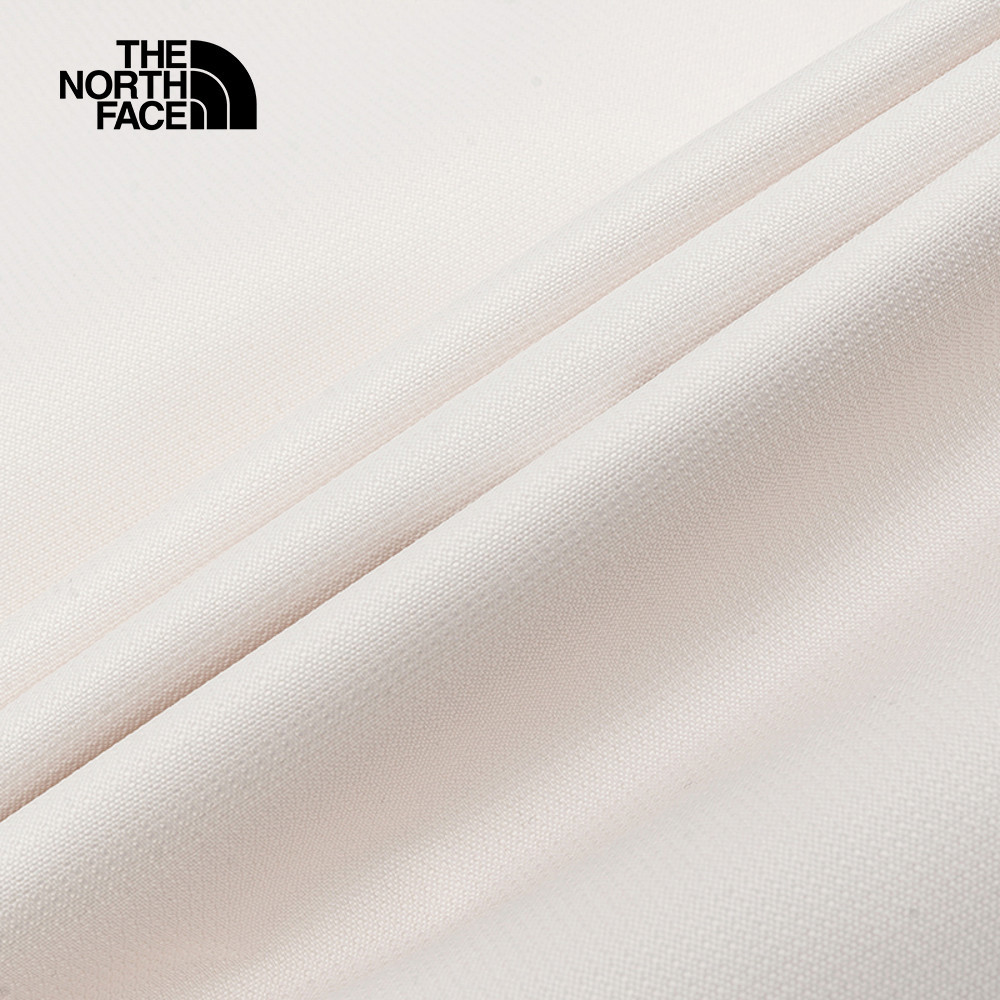 【10/24 00點週末限定】The North Face北面女款米白色防水透氣保暖連帽抓絨內裡三合一外套｜88RYROU
