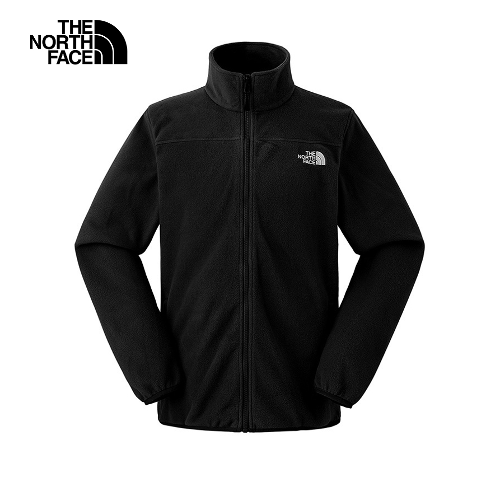 【10/24 00點週末限定】The North Face北面男款黑色防水透氣可調節可收納連帽抓絨內裡三合一外套｜8DNJKX7