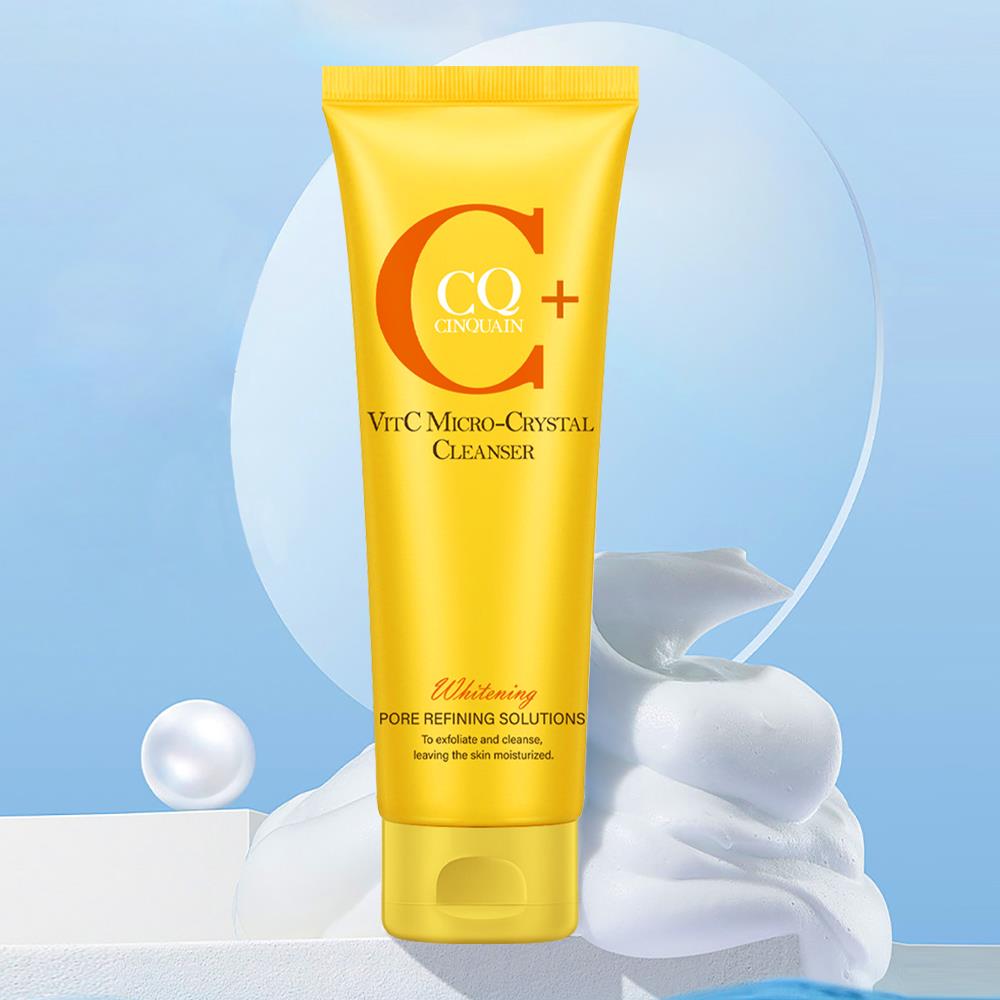 【新品上市 淨透亮膚】CQ思珂 維他命C微晶洗面乳
