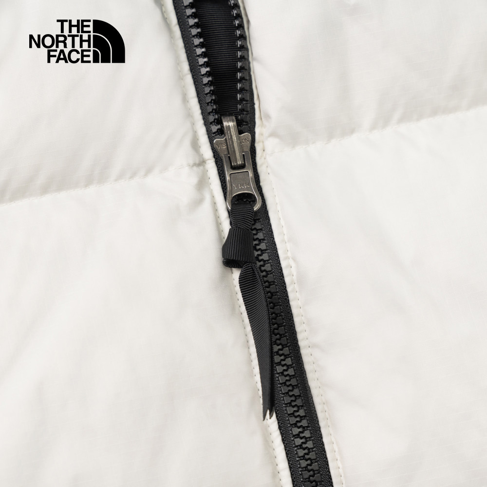 【經典1996】Nuptse女款米色DWR防潑水羽絨外套｜3XEOROU 700蓬鬆度