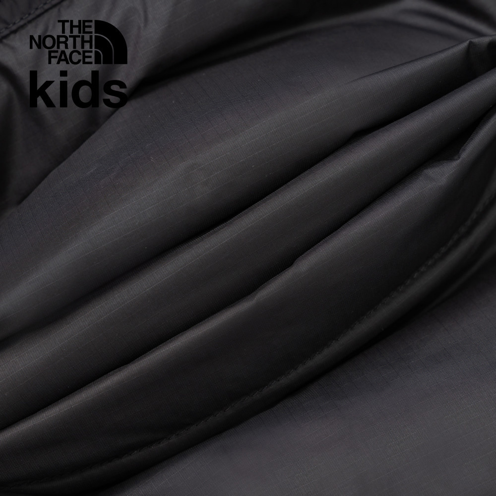 【經典ICON】Nuptse兒童黑色DWR防潑水羽絨背心｜8A4BJK3 700蓬鬆度