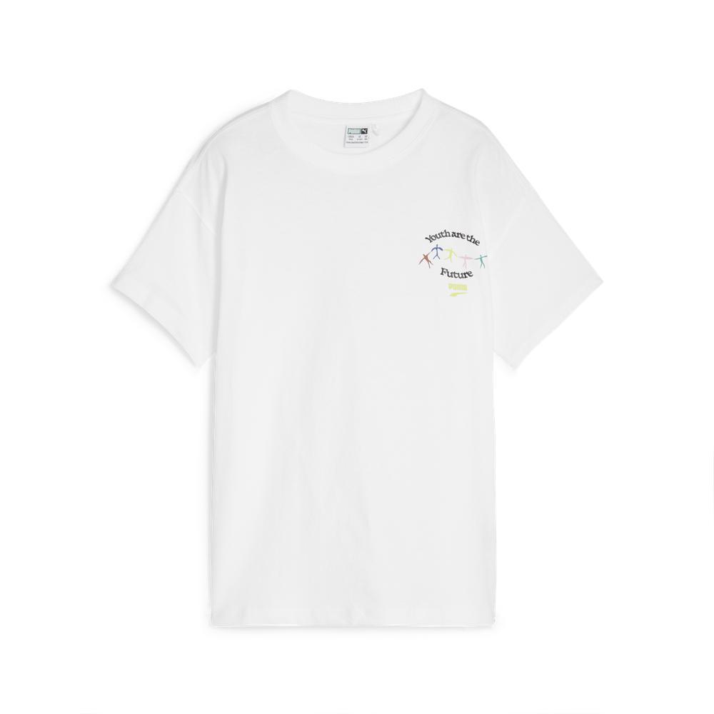 PUMA 基本系列Downtown圖樣短袖T恤 男童