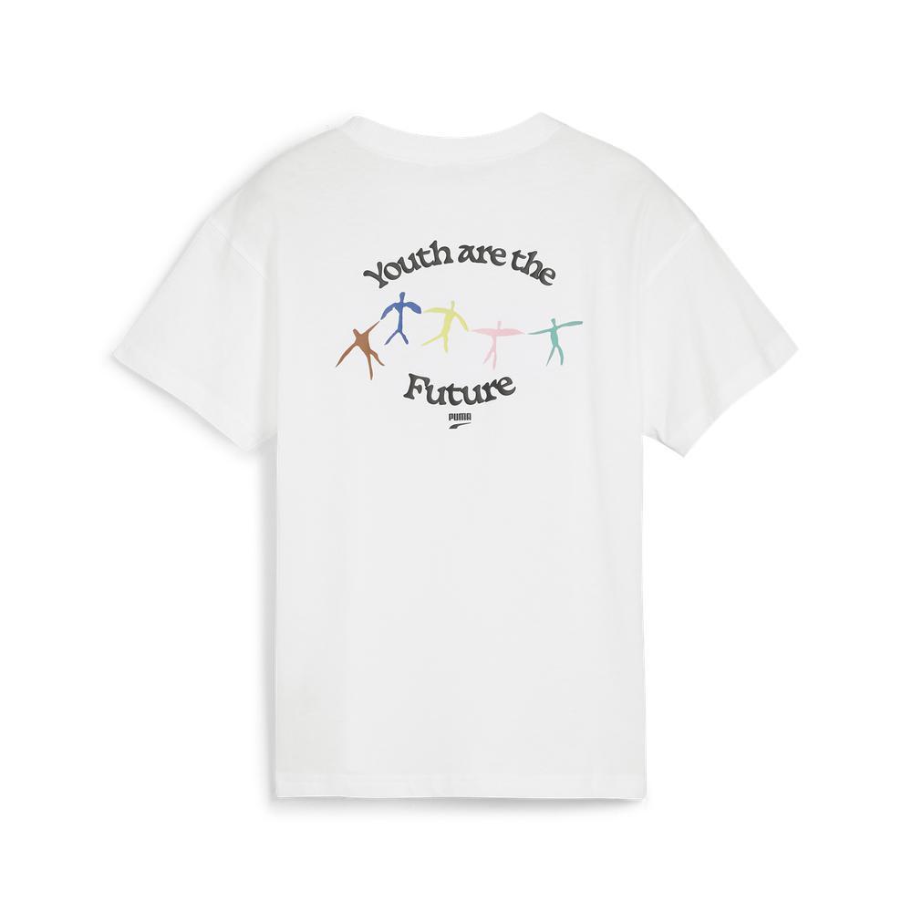 PUMA 基本系列Downtown圖樣短袖T恤 男童