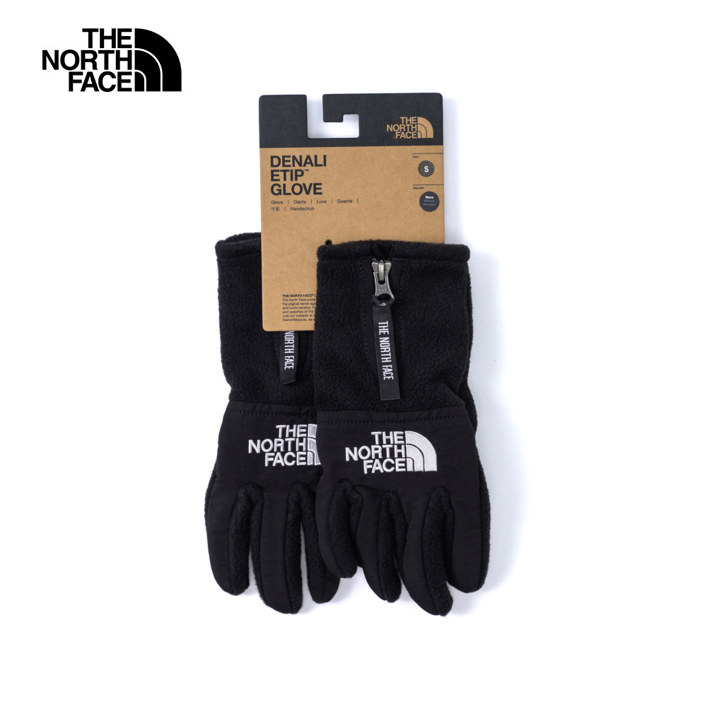The North Face北面男女款黑色可觸控手套｜888SJK3