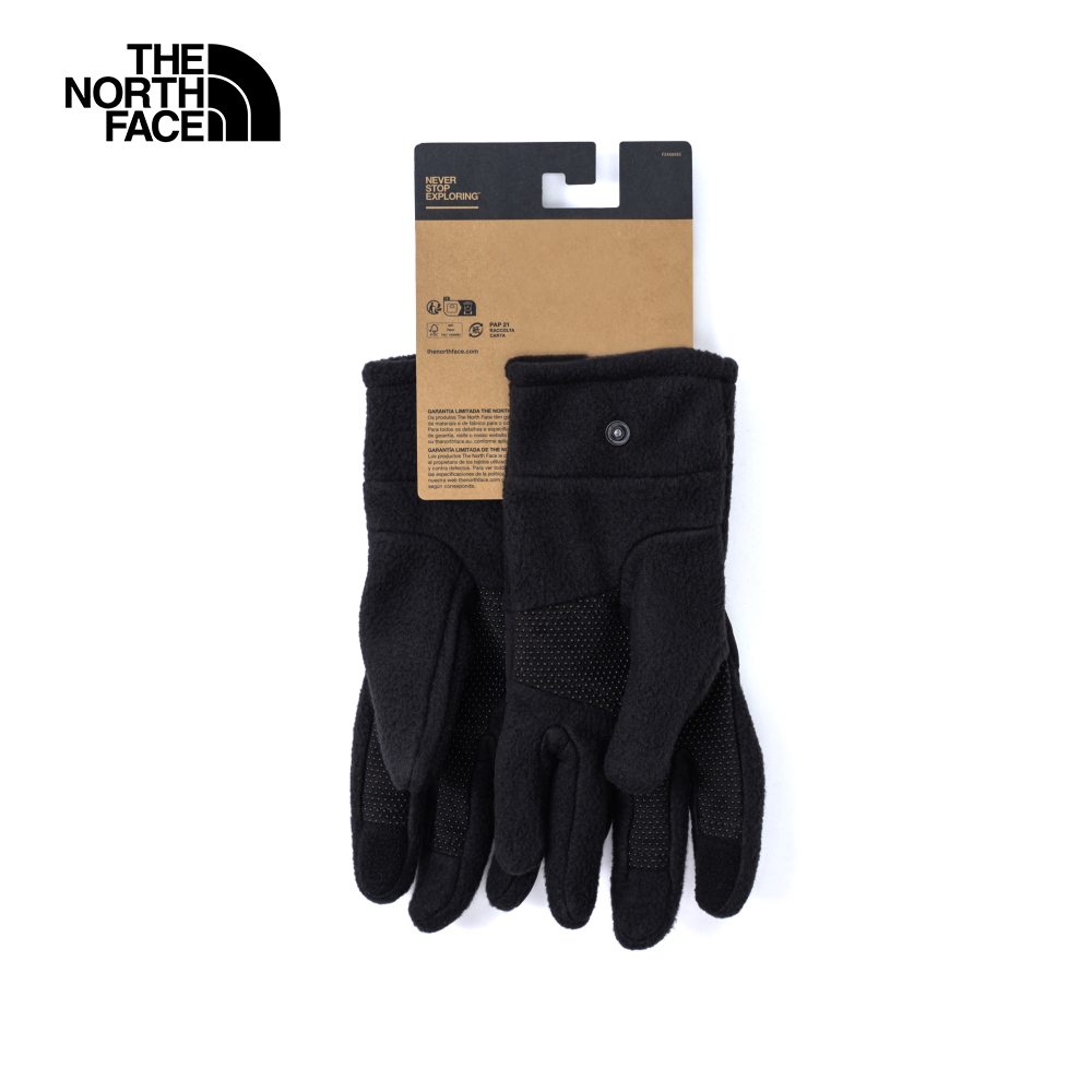 The North Face北面男女款黑色可觸控手套｜888SJK3