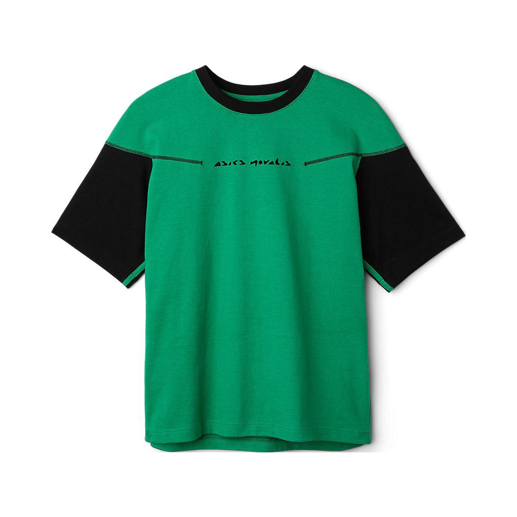 拼接短袖上衣 男女中性款  運動休閒上衣 2203A306-300