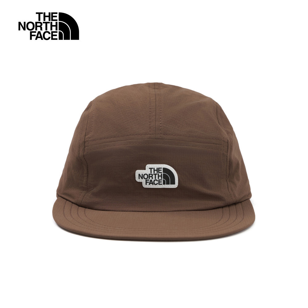 The North Face北面男女款棕色DWR防潑水舒適附收納口袋運動帽｜8CTG1OI