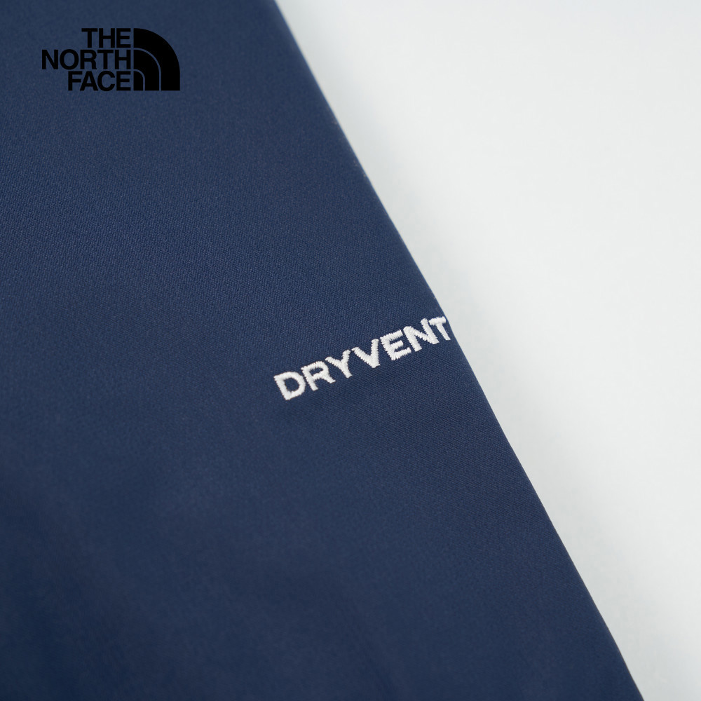 The North Face北面男款藍色DryVent防水透氣保暖連帽鋪棉內裡三合一外套｜8DNC8K2