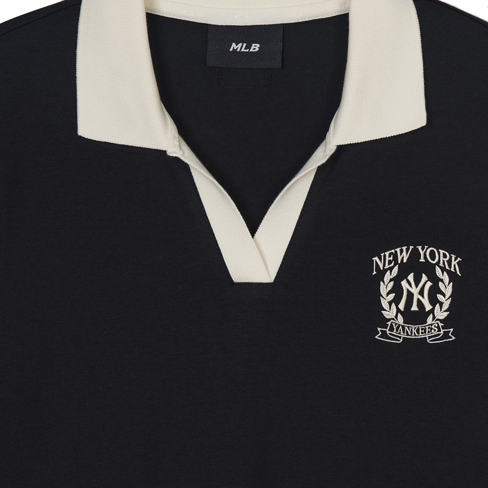 MLB 連身裙 洋裝 長版上衣 Varsity系列 紐約洋基隊 (3FOPV0144-50BKS)