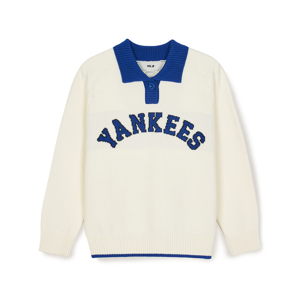 MLB KIDS 針織毛衣 童裝 Varsity系列 紐約洋基隊 (7AKPV0144-50NBL)