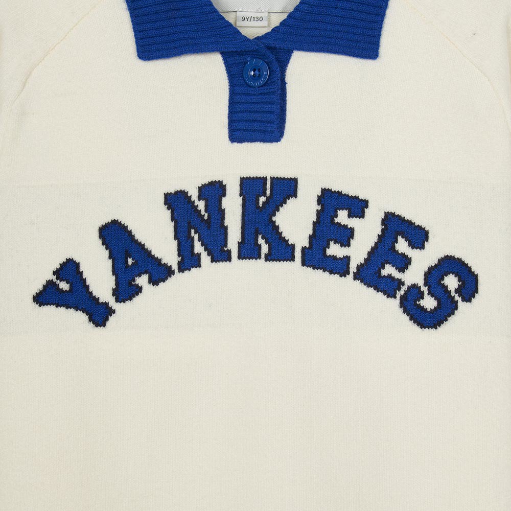 MLB KIDS 針織毛衣 童裝 Varsity系列 紐約洋基隊 (7AKPV0144-50NBL)