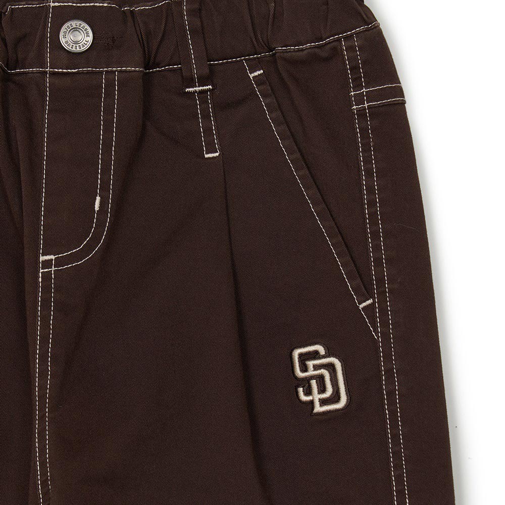 MLB KIDS 休閒長褲 童裝 Varsity系列 聖地牙哥教士隊 (7AWPV0144-13BRD)