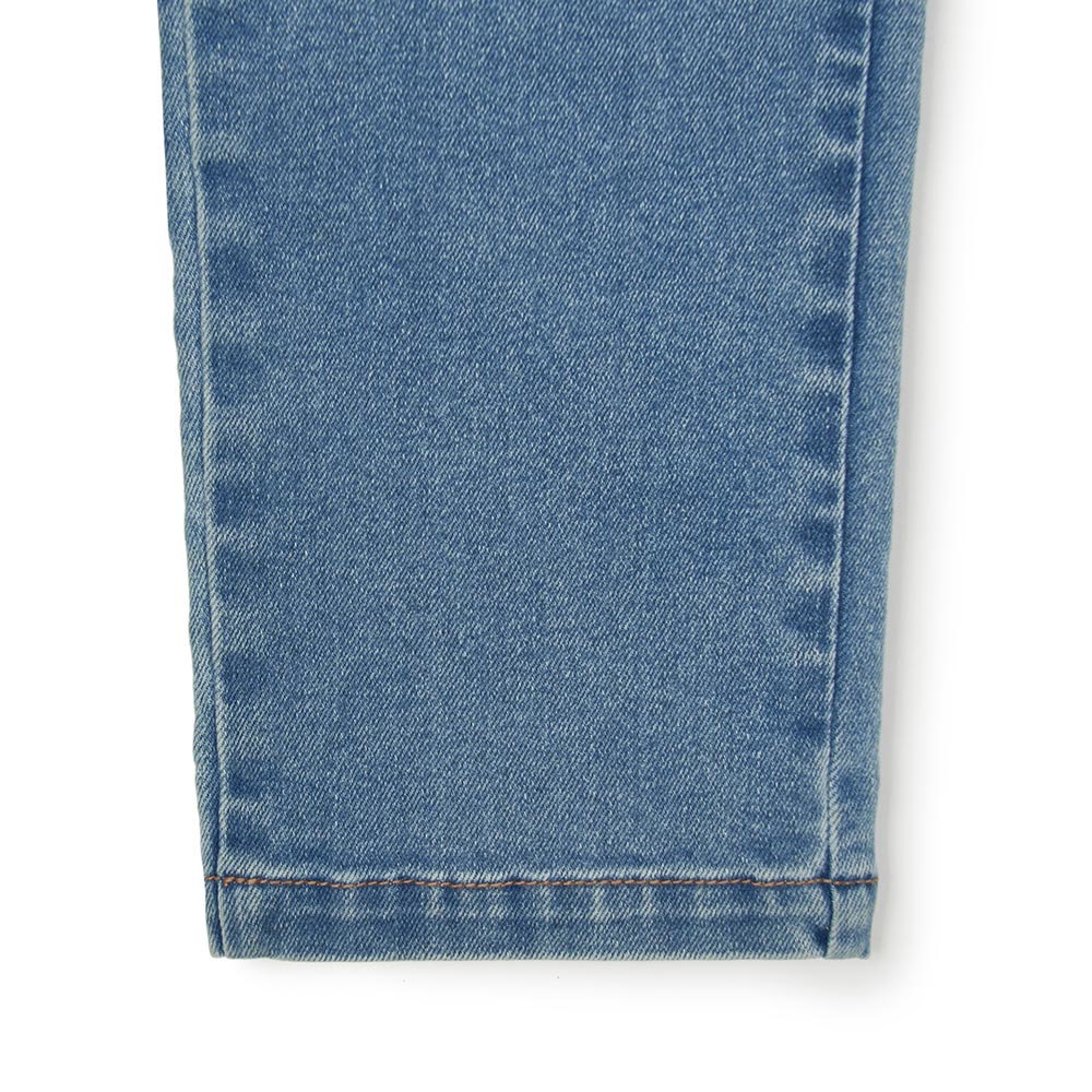 MLB KIDS 丹寧牛仔褲 休閒長褲 童裝 Varsity系列 波士頓紅襪隊 (7ADPV0144-43BLS)