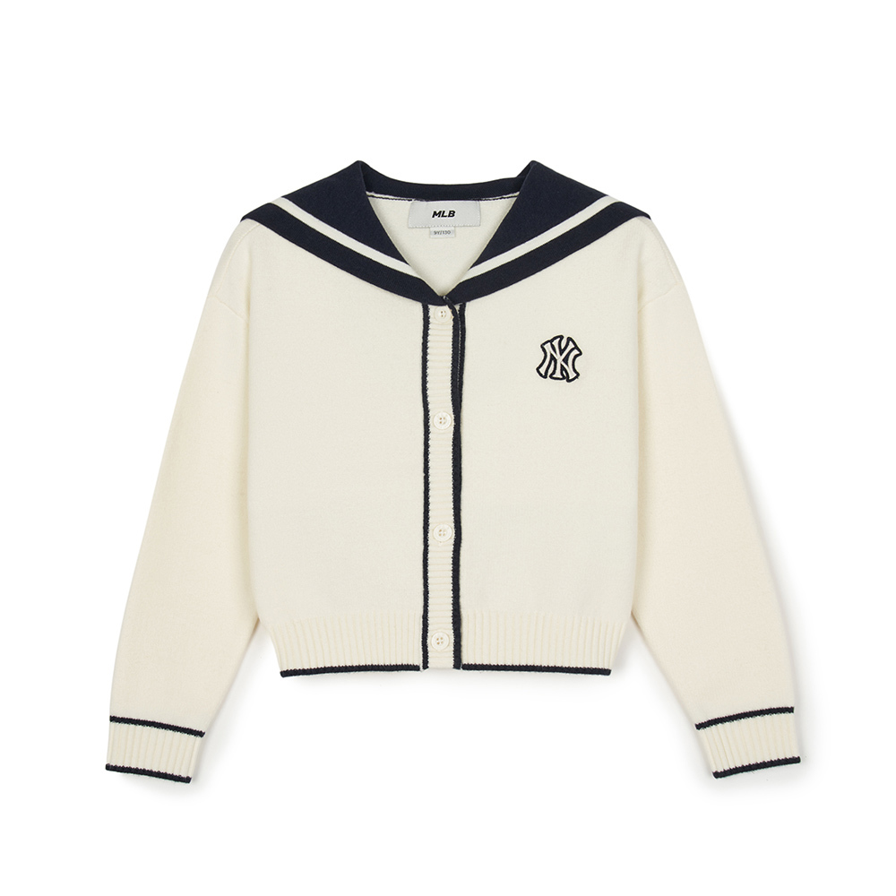 MLB KIDS 女版針織衫 童裝 Varsity系列 紐約洋基隊 (7FKCV0244-50CRS)