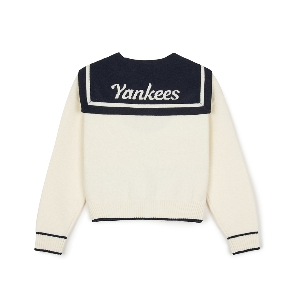 MLB KIDS 女版針織衫 童裝 Varsity系列 紐約洋基隊 (7FKCV0244-50CRS)