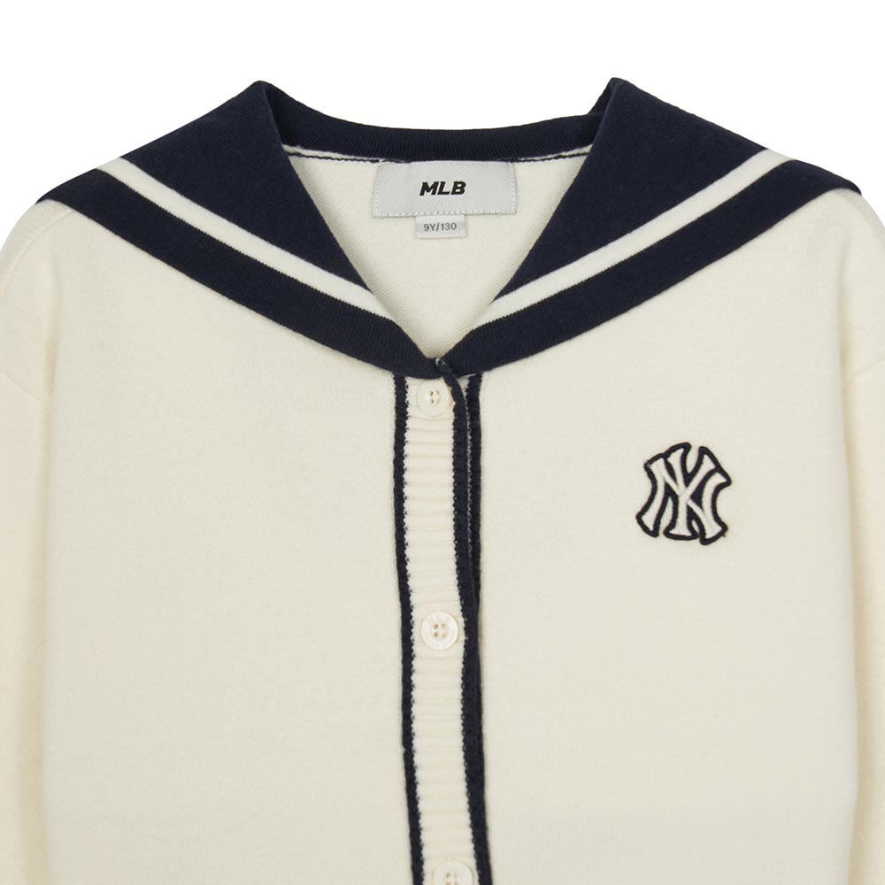 MLB KIDS 女版針織衫 童裝 Varsity系列 紐約洋基隊 (7FKCV0244-50CRS)