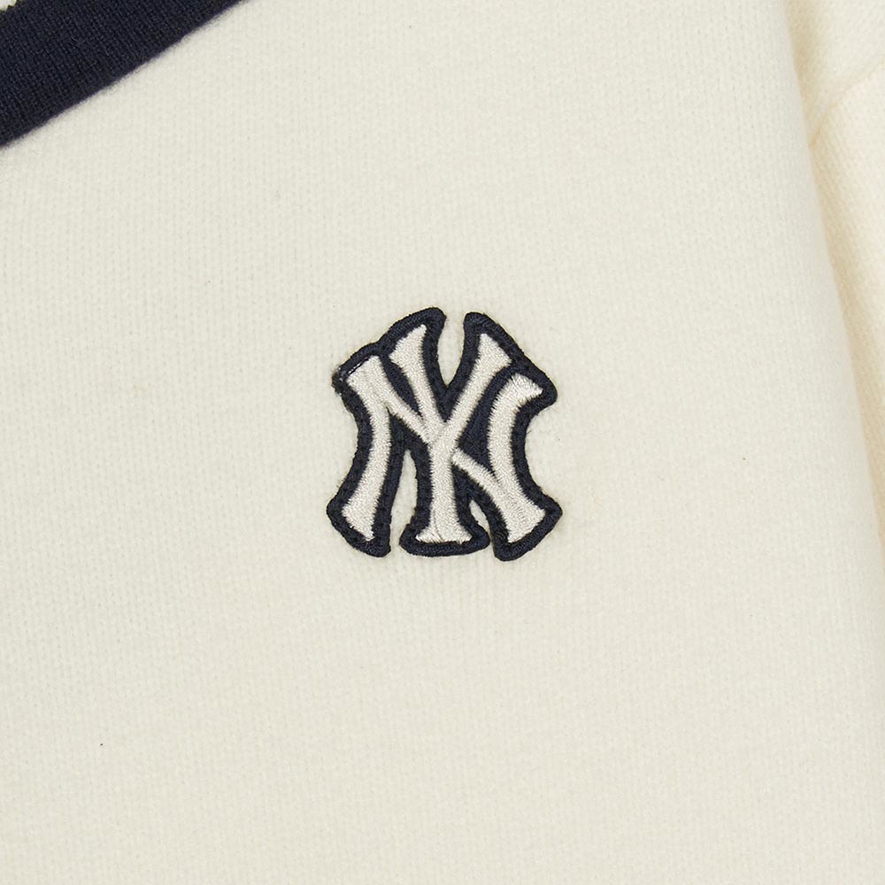 MLB KIDS 女版針織衫 童裝 Varsity系列 紐約洋基隊 (7FKCV0244-50CRS)