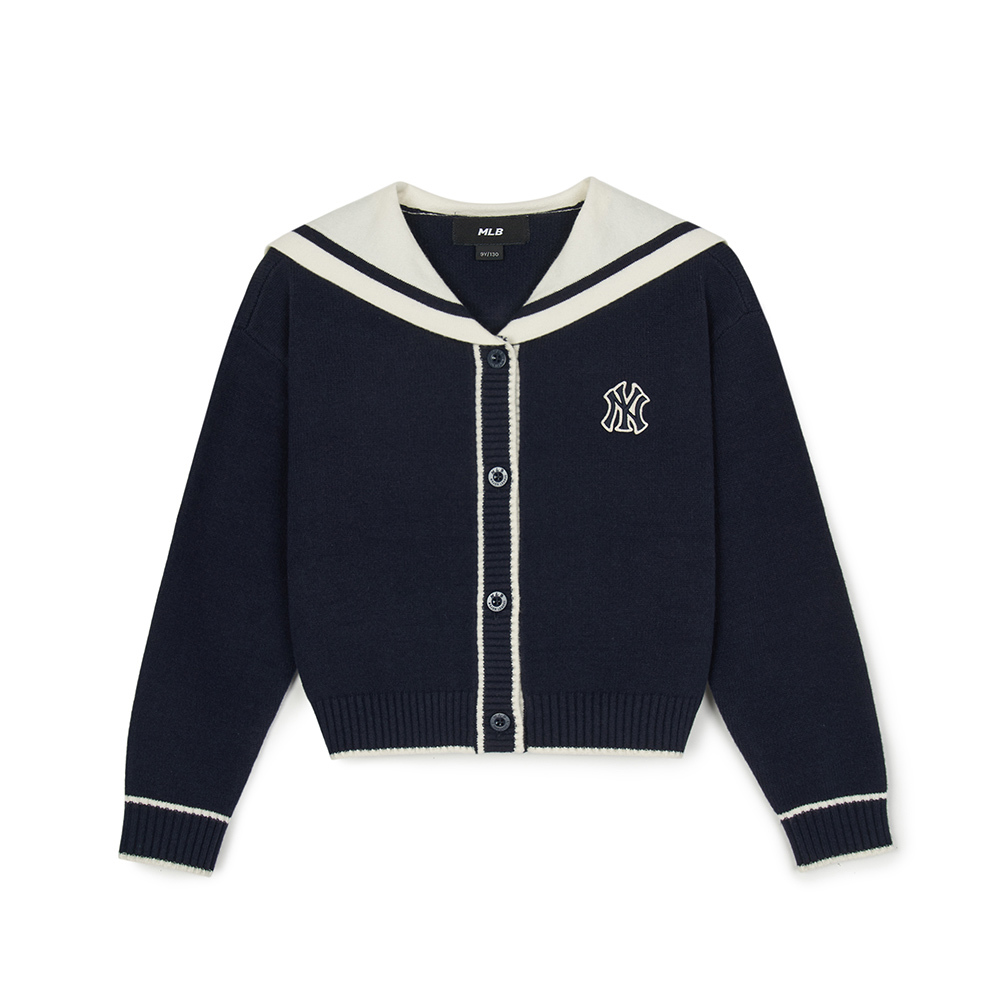 MLB KIDS 女版針織衫 童裝 Varsity系列 紐約洋基隊 (7FKCV0244-50NYS)