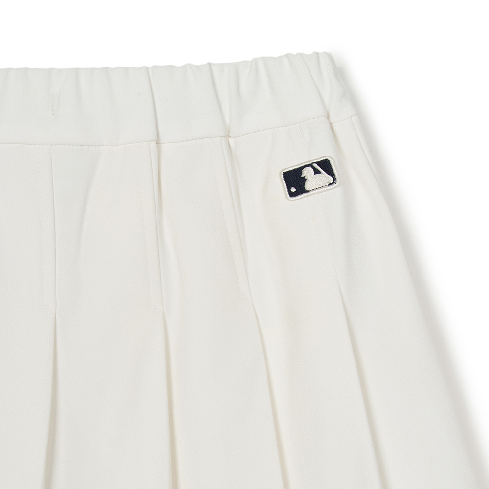 MLB KIDS 短裙 百褶裙 童裝 Varsity系列 紐約洋基隊 (7FSKV0244-50IVS)