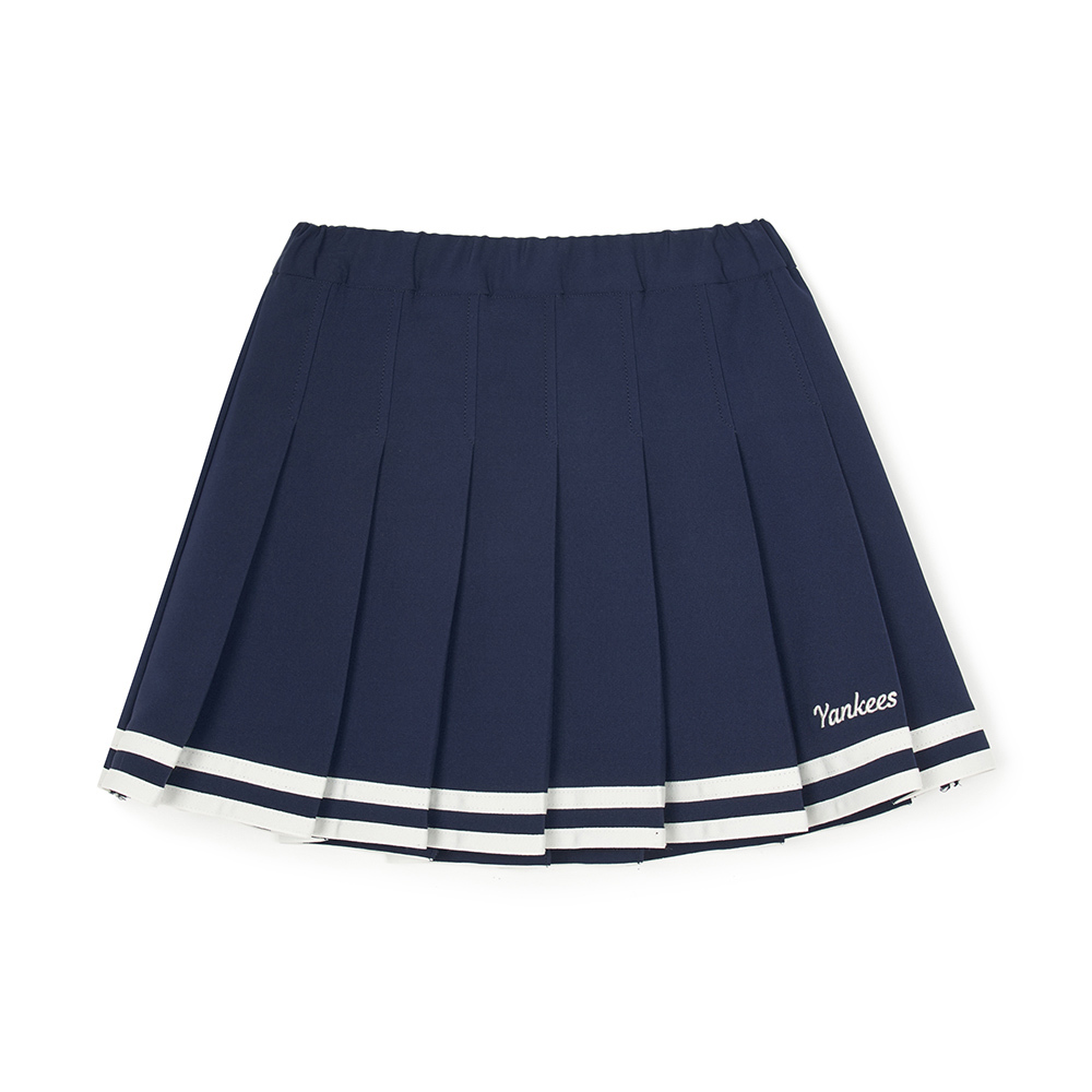 MLB KIDS 短裙 百褶裙 童裝 Varsity系列 紐約洋基隊 (7FSKV0244-50NYS)