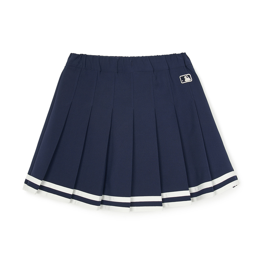 MLB KIDS 短裙 百褶裙 童裝 Varsity系列 紐約洋基隊 (7FSKV0244-50NYS)