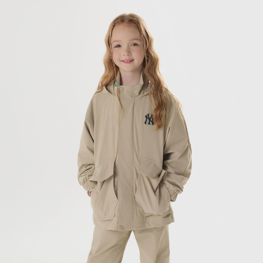 MLB Korea MLB KIDS 連帽防風外套 夾克 童裝 Outdoor系列 紐約洋基隊 (7AWJ