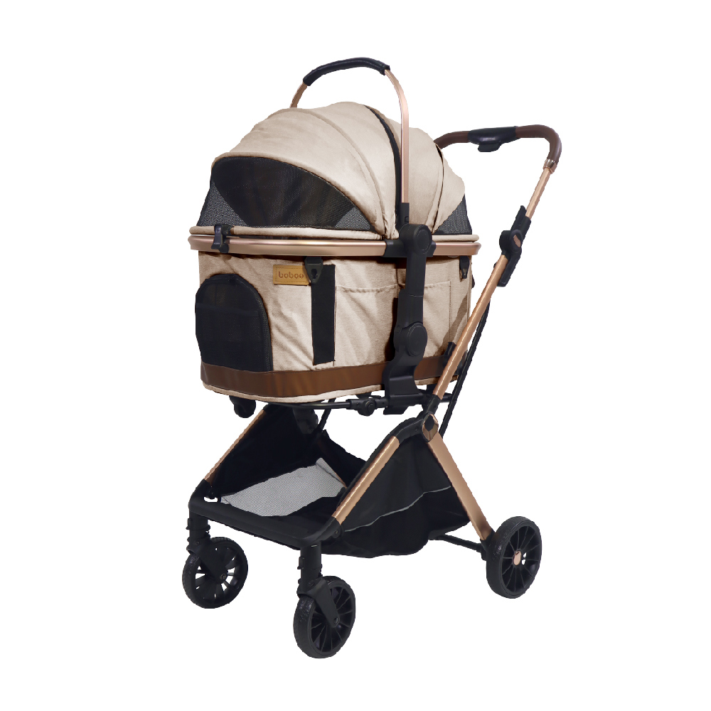 【BOBOS】X9L超跑寵箱分離式寵物推車-贈送金屬推車掛勾(咖啡/藍-隨機顏色)